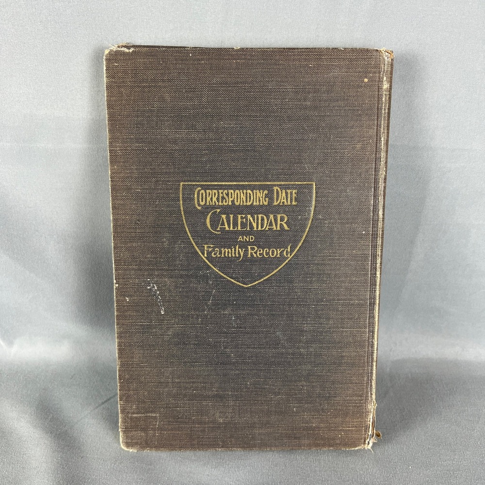 Corresponding Date Calendar and Family Record Rabbi S. W. Freund Hardcover Book